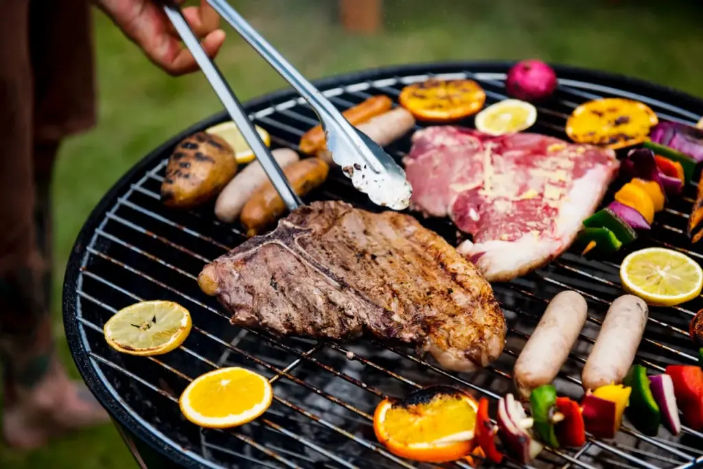 Closeup of barbecues steaks on the charcoals grill 2026 01 07 23 59 25 utc groot